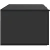 TV staliukas Sieninė TV spintelė Juoda 98 x 41 x 30 cm Apdirbta mediena