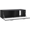 TV staliukas Sieninė TV spintelė Juoda 98 x 41 x 30 cm Apdirbta mediena