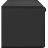 TV staliukas Sieninė TV spintelė 98 x 31 x 30 cm Juoda Apdirbta mediena