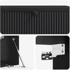 TV staliukas Sieninė TV spintelė Juoda 98 x 31 x 30 cm Apdirbta mediena