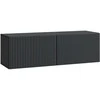 TV staliukas Sieninė TV spintelė Juoda 98 x 31 x 30 cm Apdirbta mediena