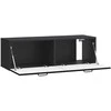 TV staliukas Sieninė TV spintelė Juoda 98 x 31 x 30 cm Apdirbta mediena