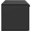 TV staliukas Sieninė TV spintelė Juoda 98 x 31 x 30 cm Apdirbta mediena