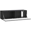 TV staliukas Sieninė TV spintelė Juoda 98 x 31 x 30 cm Apdirbta mediena