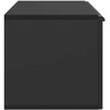 TV staliukas Sieninė TV spintelė Juoda 98 x 31 x 30 cm Apdirbta mediena