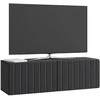 TV staliukas Sieninė TV spintelė Juoda 98 x 31 x 30 cm Apdirbta mediena