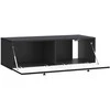 TV staliukas Sieninė TV spintelė Juoda 99 x 41 x 30 cm Apdirbta mediena