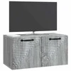 TV staliukas Sieninė TV spintelė Pilka sonoma ąžuolo 59,5 x 31 x 30 cm