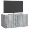 TV staliukas Sieninė TV spintelė Pilka sonoma ąžuolo 59,5 x 31 x 30 cm