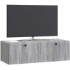 TV staliukas Sieninė TV spintelė Pilka sonoma ąžuolo 98 x 41 x 30 cm