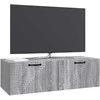 TV staliukas Sieninė TV spintelė Pilka sonoma ąžuolo 98 x 41 x 30 cm