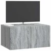 TV staliukas Sieninė TV spintelė Pilka sonoma ąžuolo 59,5 x 41 x 30 cm