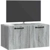 TV staliukas Sieninė TV spintelė Pilka sonoma ąžuolo 59,5 x 31 x 30 cm
