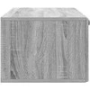 TV staliukas Sieninė TV spintelė 98 x 41 x 30 cm Pilka Sonoma