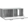 TV staliukas Sieninė TV spintelė Pilka sonoma ąžuolo 78,5 x 31 x 30 cm