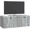 TV staliukas Sieninė TV spintelė 78,5 x 31 x 30 cm Pilka Sonoma