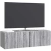 TV staliukas Sieninė TV spintelė Pilka sonoma ąžuolo 98 x 31 x 30 cm