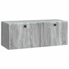 TV staliukas Sieninė TV spintelė 78,5 x 31 x 30 cm Pilka Sonoma