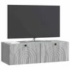 TV staliukas Sieninė TV spintelė Pilka sonoma ąžuolo 99 x 41 x 30 cm