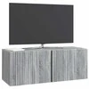 TV staliukas Sieninė TV spintelė Pilka sonoma ąžuolo 78,5 x 31 x 30 cm