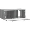 TV staliukas Sieninė TV spintelė 78,5 x 41 x 30 cm Pilka Sonoma