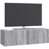 TV staliukas Sieninė TV spintelė Pilka sonoma ąžuolo 98 x 31 x 30 cm