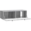 TV staliukas Sieninė TV spintelė 98 x 41 x 30 cm Pilka Sonoma