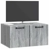 TV staliukas Sieninė TV spintelė Pilka sonoma ąžuolo 59,5 x 41 x 30 cm