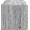 TV staliukas Sieninė TV spintelė Pilka sonoma ąžuolo 59,5 x 31 x 30 cm