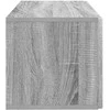 TV staliukas Sieninė TV spintelė Pilka sonoma ąžuolo 59,5 x 31 x 30 cm