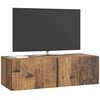 TV staliukas Sieninė TV spintelė Sendintos medienos 98 x 41 x 30 cm
