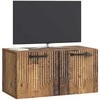TV staliukas Sieninė TV spintelė Sendintos medienos 59,5 x 31 x 30 cm