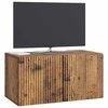 TV staliukas Sieninė TV spintelė Sendintos medienos 59,5 x 31 x 30 cm
