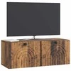 TV staliukas Sieninė TV spintelė Sendintos medienos 78,5 x 31 x 30 cm