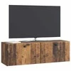 TV staliukas Sieninė TV spintelė 98 x 31 x 30 cm Sendintos medienos