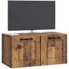 TV staliukas Sieninė TV spintelė Sendintos medienos 59,5 x 31 x 30 cm
