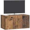 TV staliukas Sieninė TV spintelė Sendintos medienos 59,5 x 31 x 30 cm