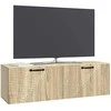 TV staliukas Sieninė TV spintelė Sonoma ąžuolas 98 x 31 x 30 cm