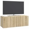 TV staliukas Sieninė TV spintelė Sonoma ąžuolas 78,5 x 31 x 30 cm
