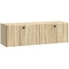 TV staliukas Sieninė TV spintelė 98 x 31 x 30 cm Sonoma ąžuolas