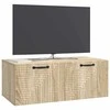 TV staliukas Sieninė TV spintelė Sonoma ąžuolas 78,5 x 41 x 30 cm