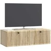 TV staliukas Sieninė TV spintelė Sonoma ąžuolas 98 x 41 x 30 cm