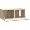 TV staliukas Sieninė TV spintelė Sonoma ąžuolas 78,5 x 31 x 30 cm