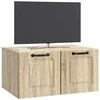 TV staliukas Sieninė TV spintelė Sonoma ąžuolas 59,5 x 41 x 30 cm