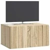 TV staliukas Sieninė TV spintelė Sonoma ąžuolas 59,5 x 41 x 30 cm