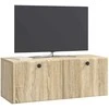 TV staliukas Sieninė TV spintelė 78,5 x 31 x 30 cm Sonoma ąžuolas