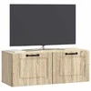 TV staliukas Sieninė TV spintelė Sonoma ąžuolas 78,5 x 31 x 30 cm