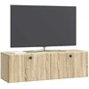 TV staliukas Sieninė TV spintelė 98 x 31 x 30 cm Sonoma ąžuolas