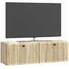 TV staliukas Sieninė TV spintelė Sonoma ąžuolas 98 x 31 x 30 cm
