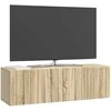 TV staliukas Sieninė TV spintelė Sonoma ąžuolas 98 x 31 x 30 cm